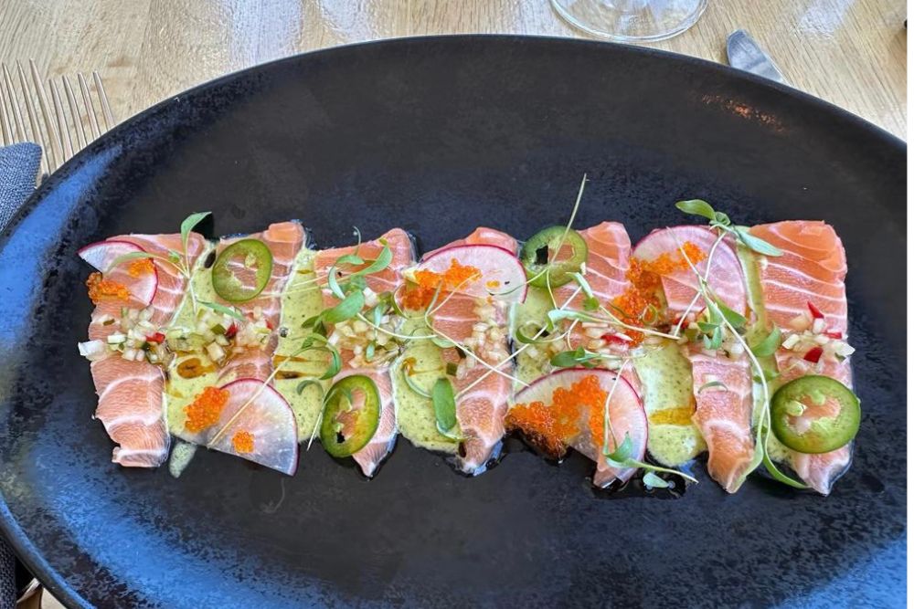 Garfish - Salmon Crudo - Best Seafood restaurants in Sydney